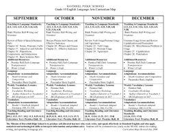 Grade 10 English Language Arts