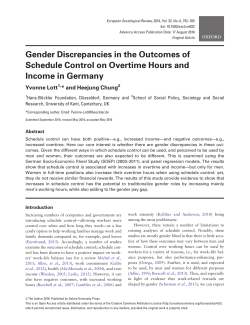 Gender Discrepancies in the Outcomes of