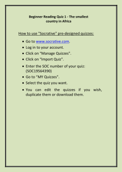 Beginner Reading Quiz 1 &ndash; The smallest country in Africa