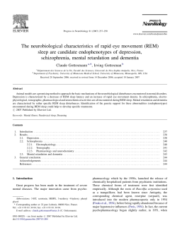 The neurobiological characteristics of rapid eye movement (REM