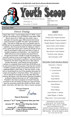 Direct Dialog - Montville Youth Service Bureau
