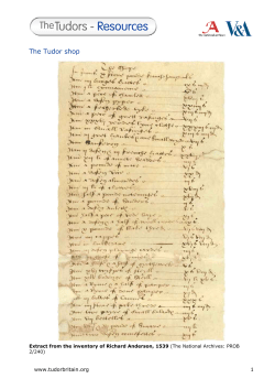 The Tudor shop - TudorBritain.org