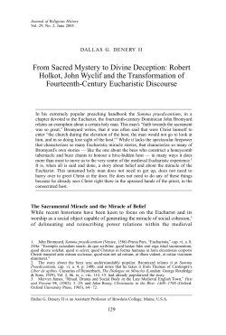 From Sacred Mystery to Divine Deception
