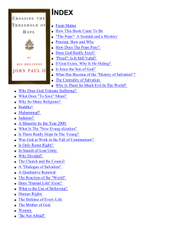 Crossing the Threshold of Hope