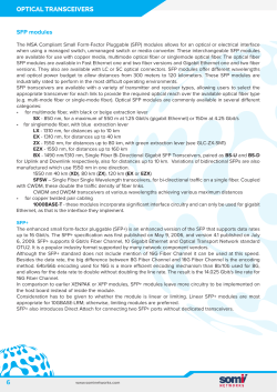 6 optical transceivers