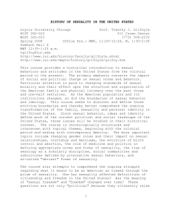 The History of Sexuality in the United States