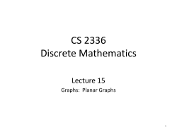 CS 2336 Discrete Mathematics