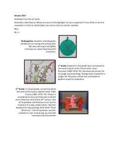 January 2017 Art Newsletter