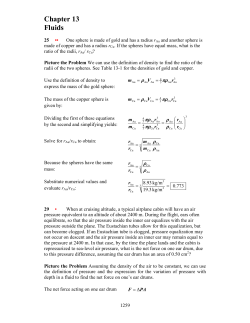Chapter 13 Fluids