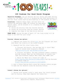 100 Cookies for Good Patch Program