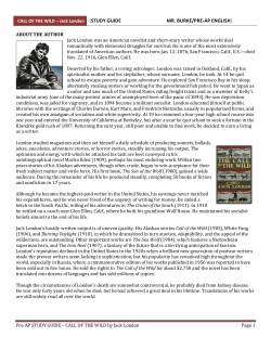 Call of the Wild study guide File