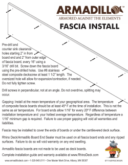 12 Inch Fascia Install 071612