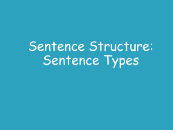 Compound-Complex Sentence