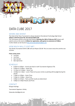 DATA CUBE 2017 - Cherrybrook Tech Adepts