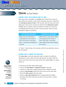 Storm by Gary Paulsen