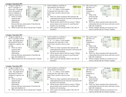 Compare Functions HW