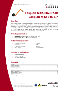 Caspian M12-316-3.7-IR Caspian M12-316-3.7
