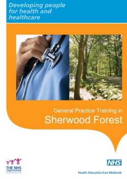 Sherwood Forest - Health Education East Midlands