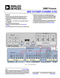 ADSP-21477-79 - Analog Devices