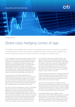 Share-class hedging comes of age