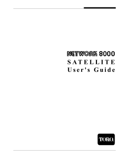 Network 8000 User`s Guide