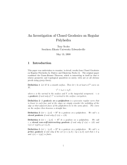 An Investigation of Closed Geodesics on Regular Polyhedra