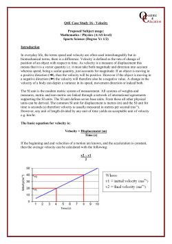Q4E Case Study 16 - Velocity Proposed Subject usage