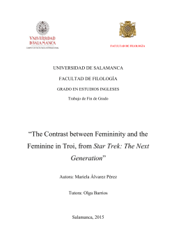 The Contrast between Femininity and the Feminine