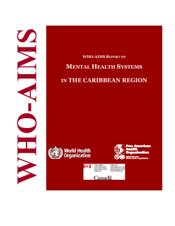 in the caribbean region - World Health Organization