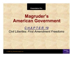 Magruder`s American Government - Wasatch County School District