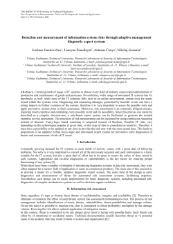 Detection and measurement of information system risks