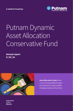 Putnam Dynamic Asset Allocation Conservative Fund