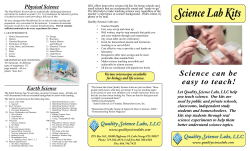 Science Lab Kits - Quality Science Labs