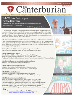 March 2013 - Canterbury UMC