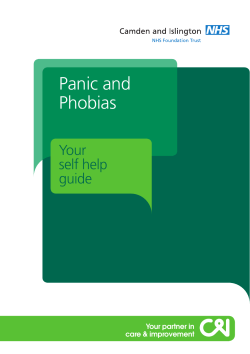 Panic and Phobias - CNWL Talking Therapies Service