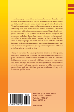 Reconstructing Public Administration after Conflict