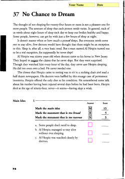 37 No Chance to Dream