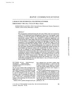 rapid communications - The Journal of Cell Biology