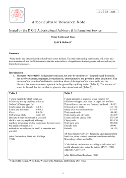 Arboriculture Research Note