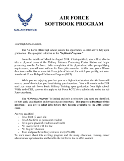 AIR FORCE SOFTBOOK PROGRAM
