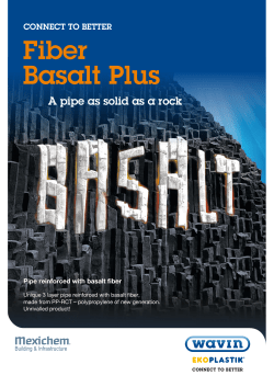 Fiber Basalt Plus - Wavin Ekoplastik