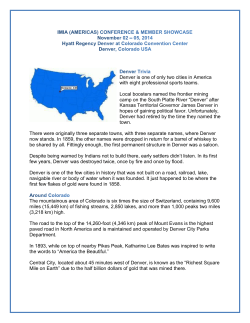 Denver is one of only two cities in America with eight professional