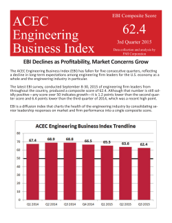 ACEC Engineering Business Index 62.4