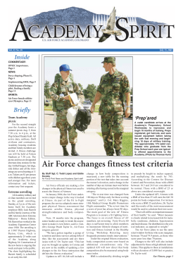 Air Force changes fitness test criteria