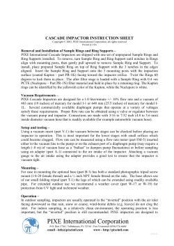the Impactor Instruction Sheet