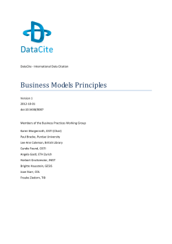 Business Model Principles