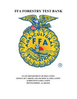 ffa forestry test bank