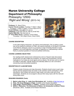 Spring - Huron College