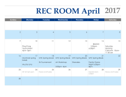 The REC room - YMCA of Montclair
