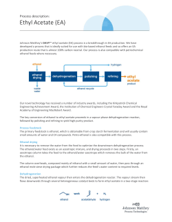 Ethyl Acetate (EA) - Johnson Matthey Process Technologies